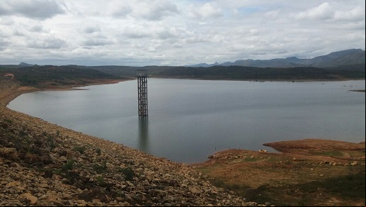 NÍVEL DA BARRAGEM LUIS VIEIRA É DE APENAS 15% DE SUA CAPACIDADE