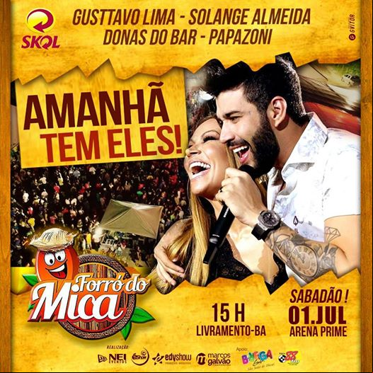 FORRÓ DO MICA 2017: É AMANHÃ A MAIOR FESTA JÁ REALIZADA EM LIVRAMENTO