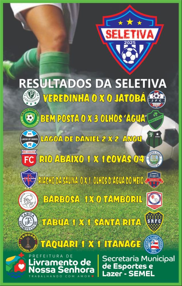 Livramento: Teve início a Seletiva do Campeonato Rural 2025