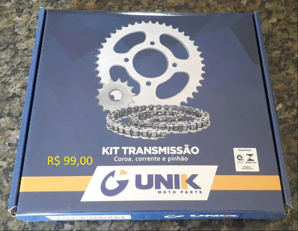 Sport Motos: Kit transmissão instalado por R$ 99,00