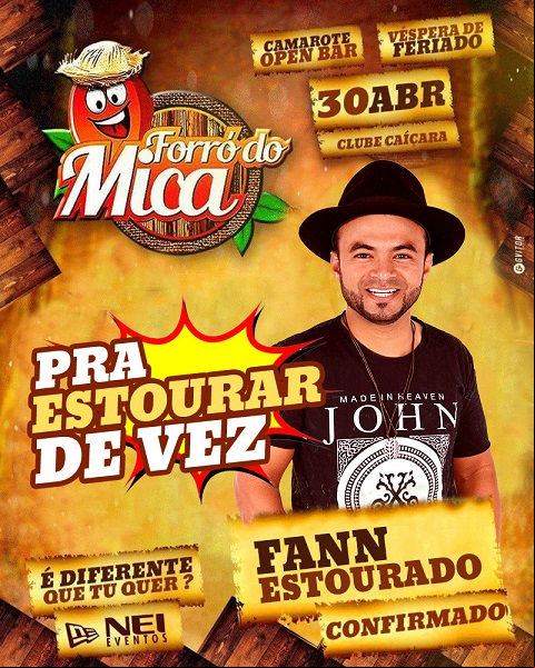 Fann Estourado se apresenta no Forró do Mica em Livramento