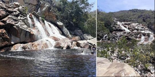 Cachoeira em povoado do município de Abaíra atrai turistas pela beleza e fácil o