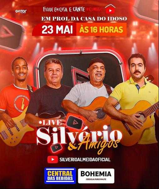 LIVRAMENTO: LIVE SILVÉRIO E AMIGOS ARRECADA MAIS 13 MIL REAIS PARA CONCLUSÃO DA CASA DO IDOSO