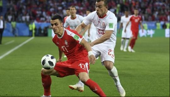 Com golaço, Suíça vira sobre a Sérvia e mantém Brasil na liderança do grupo